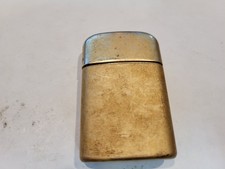 Accendino Petrolifero VINTAGE RONSON Typhoon In Oro Lavorato Con Nuovo Filo