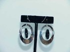 QVC Steel By Design Stainless Steel Oval Dangle Onyx Prism Earrings $99 New Box — photo 8