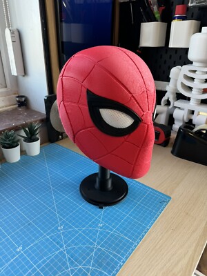 Spiderman Homecoming Wearable 3d Printed Magnetic Helmet Mask - With Stand
