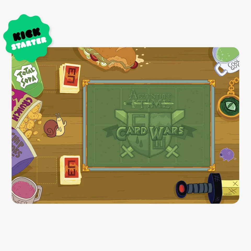 CRYPTOZOIC ENTERTAINMENT Adventure Time Card Wars: Playmat (Kickstarter Exclusive)
