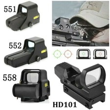 Green Red Dot Holographic Sight 551/552/558/HD101 Tactical Airsoft Scope Sights