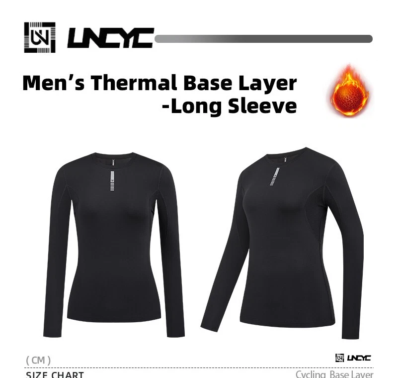 Women's Cycling Base Layers Bicycle Undershirt Thermal Fleece  Long Sleeve Road - Image 4 of 4