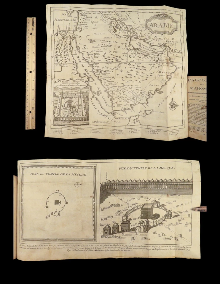 1770 QURAN Koran Islam Mohammed Mahomet Du Ryer BANNED Muslim Alcoran - Image 2 of 4