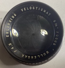 Wollensak Velostigmat 162 mm f/4.5 enlarging lens as shown.
