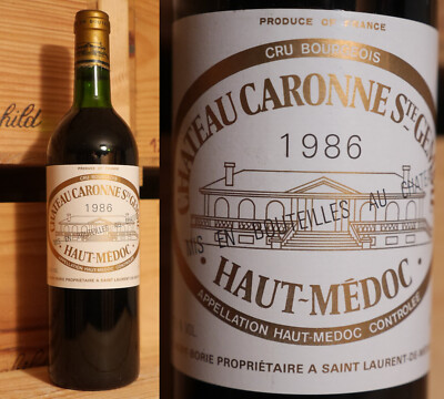 1986er Chateau Caronne Ste. Gemme - Haut Medoc - TOP JAHRGANG !!!!!!!