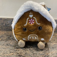 FAO Schwarz Gingerbread House Toy Plush LED with Sound Christmas Gift Decoration