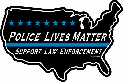  ProSticker 1121 (One) 4''x6'' Police Lives Matter Support Law Enforcement Decal 