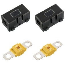 60 Amp AMI/Midi Fuse Holders and High Current Bolt-on Midi Fuses 60A for Cars...