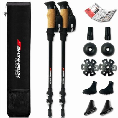Skinhawk Aluminum -  Wander - Nordic Walking - Trekking Stöcke