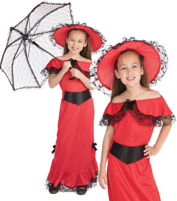 Rubies Kinder Scarlet O Hara Kostüm Mädchen Viktorianisches Kleidset Book Week