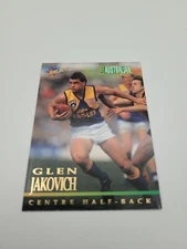 1995 Select AFL Series 1 All Australia Team Card AA11 Glen Jackovich(West Coast)