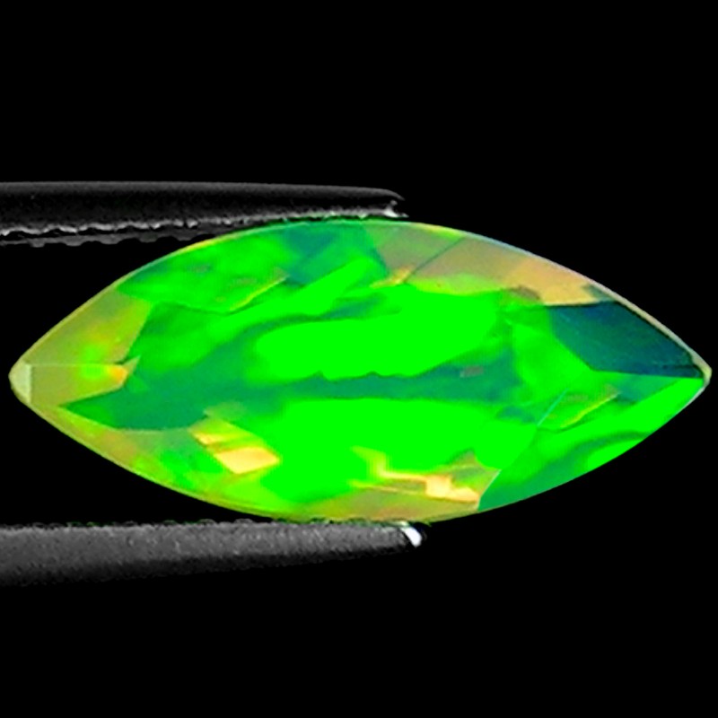 1.93 Ct Natural Ethiopian Faceted Opal Gemstone Multi Color Marquise Cut