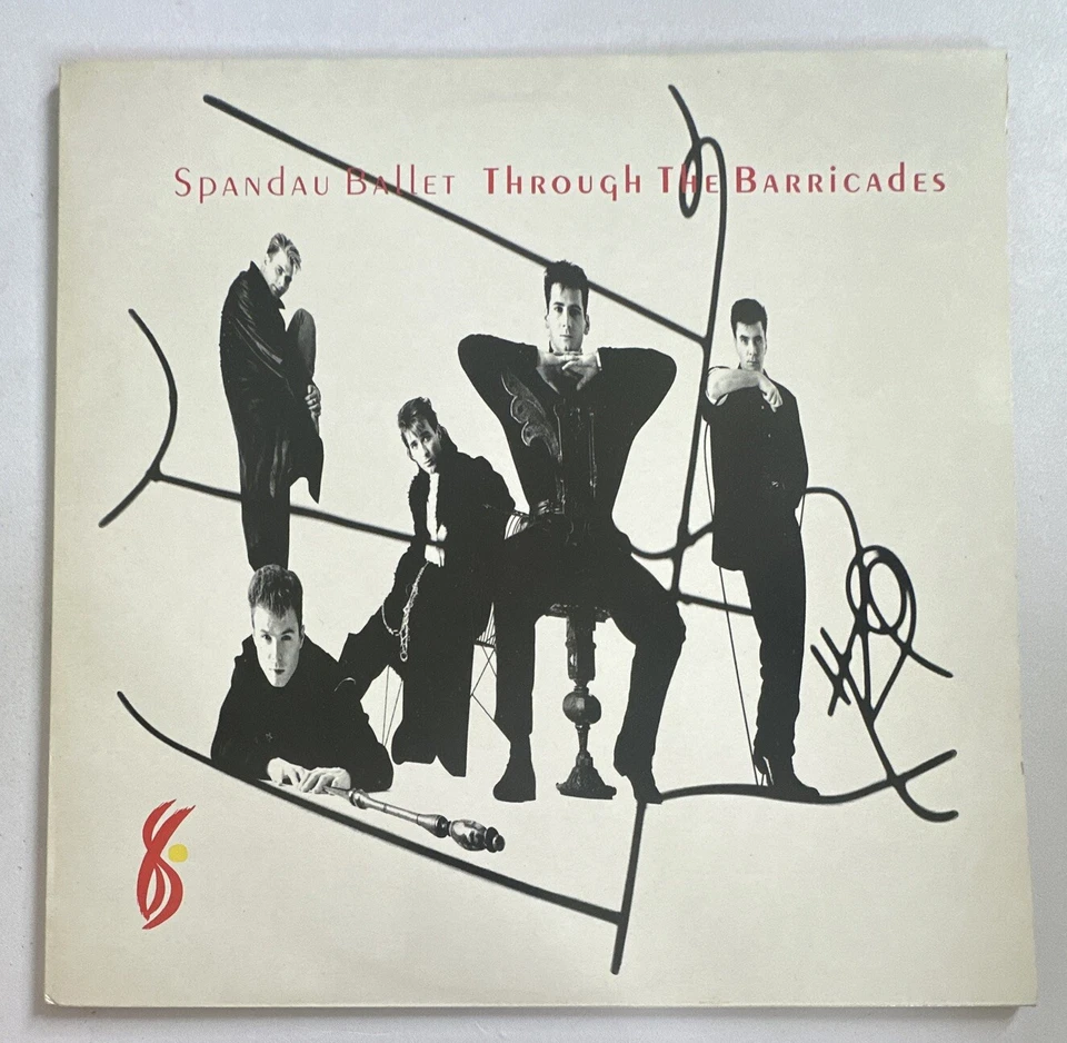 Spandau Ballet - Through The Barricades Lp Vinyl Record + Poster  EX / VG+ - Image 2 of 4