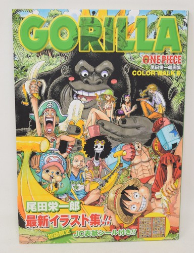 One Piece Gorilla Color Walk 6 Sc Eiichiro Oda Art Book Japanese Anime Illustrat Ebay