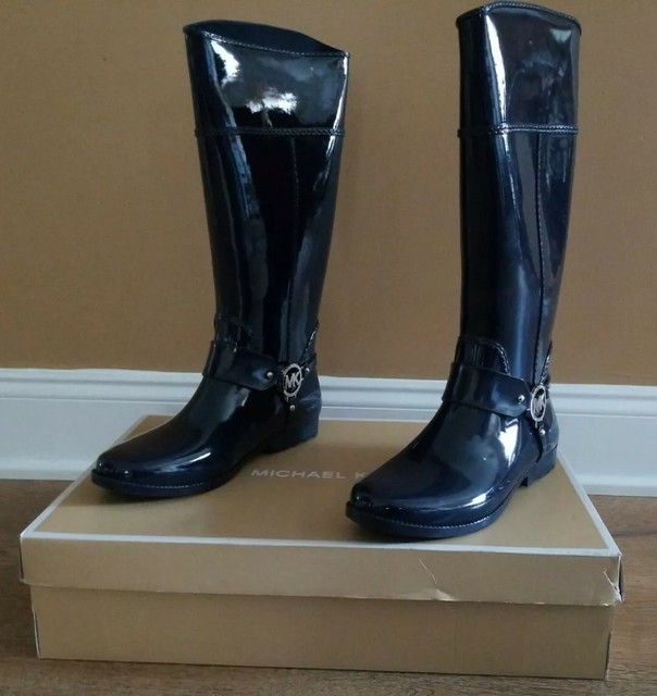 mk short rain boots