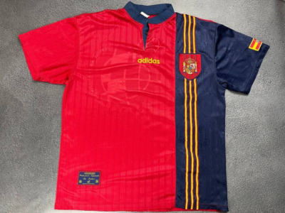 1996’ スペイン代表 ユニフォーム adidas adidas Spain 1996 Home Jersey Asia Sizing 'Red Teal' IT7754