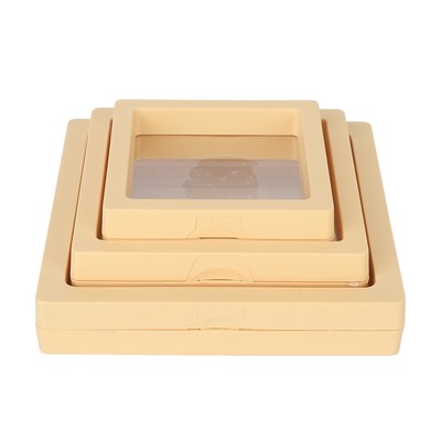 3pcs Floating Display Case Staubdicht Oxidation Widerstand Schmuck Display S FAT