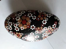 hand painted rock multi color