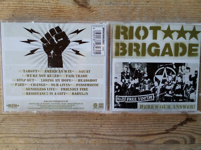 RIOT BRIGADE - HERE`S OUR ANSWER - SCHWABENPUNK DEBUT CD - GRATISVERSAND