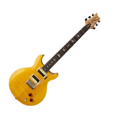 PRS SE Santana Signature Yellow Double Cutaway Flamed Maple Top HH