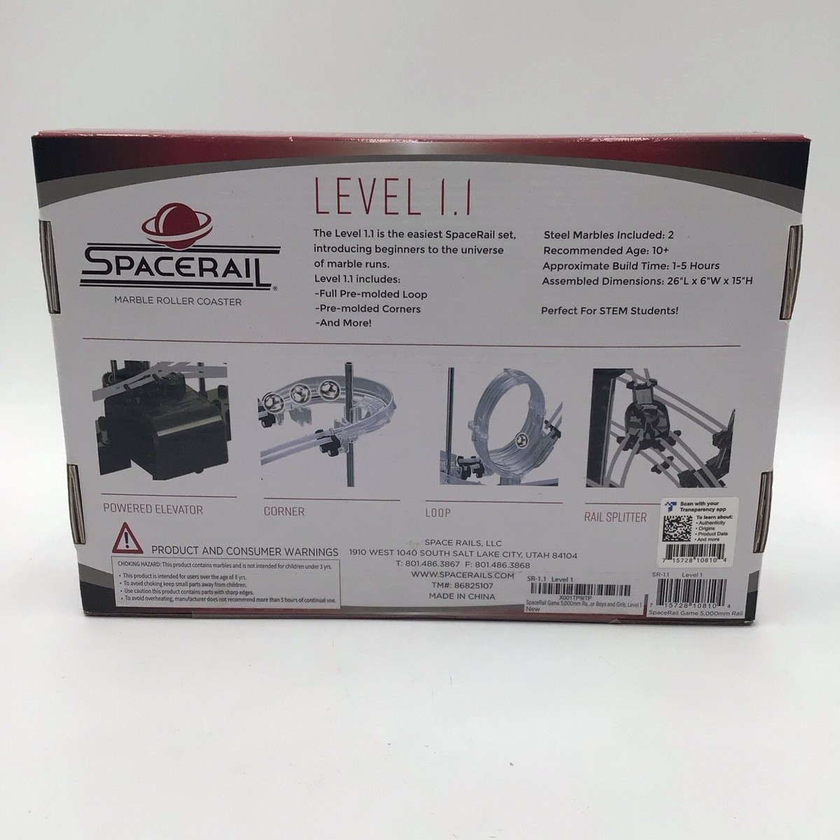 SpaceRail Level Marble Roller Coaster – Perfect STEM