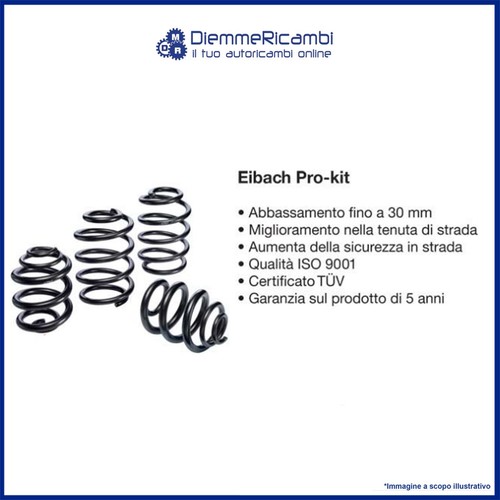 Muelle De Rebajo Eibach Pro-Kit Smart Fortwo Cabrio 98->06 - Imagen 2 de 2