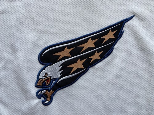 WASHINGTON CAPITALS HOCKEY SHIRT JERSEY STARTER real size MEDIUM - Picture 3 of 13