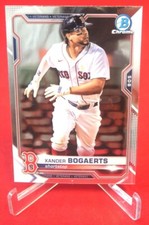 Xander Bogaerts Refractor Bowman Chrome 2021 Baseball Card #85 Mint 