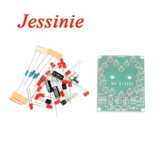 DIY Flashing LED Heart Kit 18 Red Lights for Beginners Manual Soldering