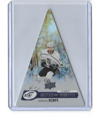 2023-24 Upper Deck Ice Adrian Kempe Depth of Winter Die-Cut SP DW-25