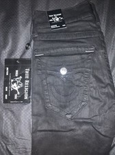 True Religion Womens Size 29 Skinny black Denim Jeans Rocco Pants Made In USA