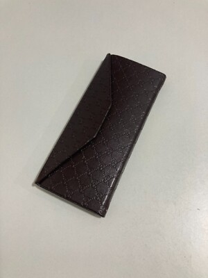 Brown Gucci Folding Triangle Hard Side Eyeglasses Sunglasses  display picture 3