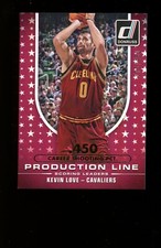 2014 Donruss Production Line #4 Kevin Love Cavaliers Heat /450