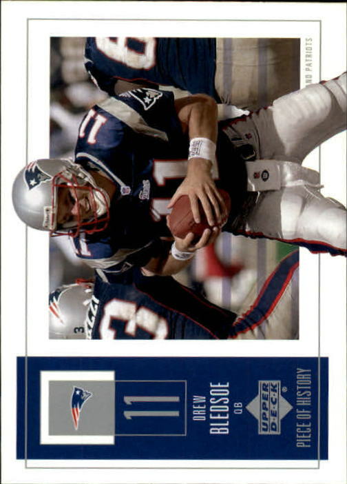 2002 UD Piece of History  #57 Drew Bledsoe - NM-MT 
