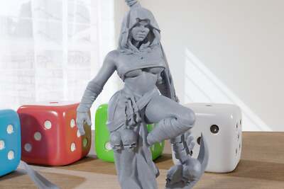 Samara - 3D Printed Minifigure - Proxy Minis for DnD, Baldurs Gate, Tabletop Fan