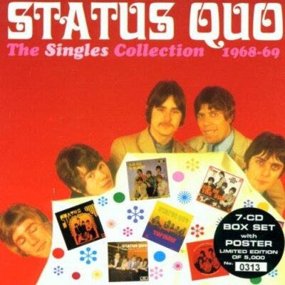STATUS QUO - THE SINGLES COLLECTION 1968-69 - 7-CD BOX SET - LIMITED EDITION NEW
