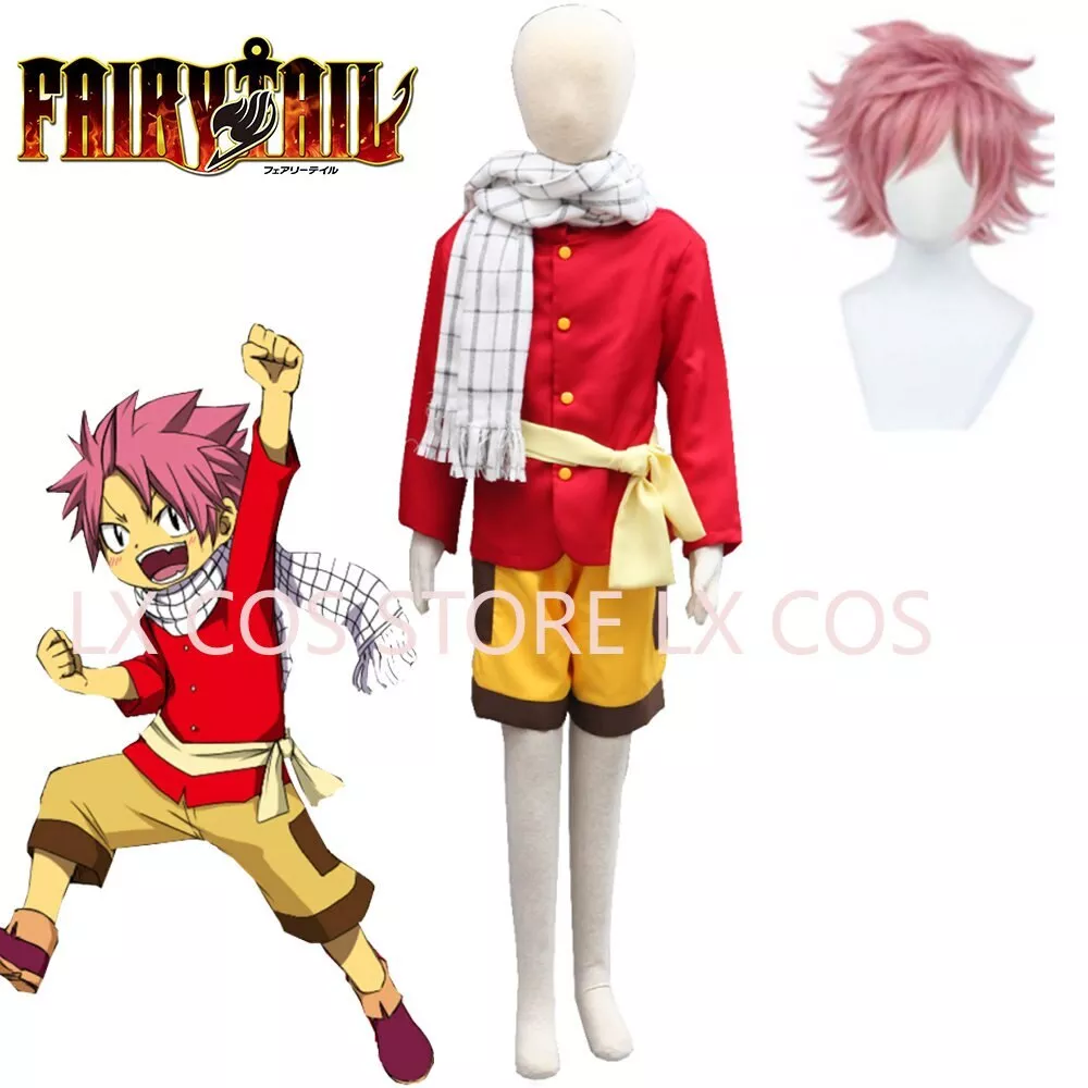 Fairy Tail Dragon Slayers Natsu Dragneel Natsu DoraguniruTeam Natsu New  Cosplay Costume