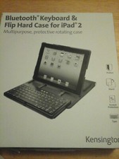 Bluetooth keyboard  flip hard case for iPad 2
