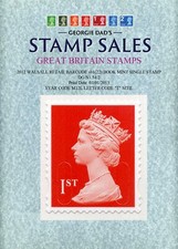 2012 1st Class Stamp Book Issue Royal Mail Red Print Date 03-01-2013 M12L/MTIL 