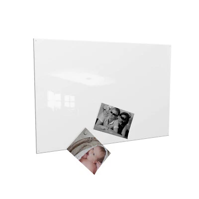 Magnetwand inkl. 4 Magneten – weiss weiß Magnettafel Memoboard Pinnwand