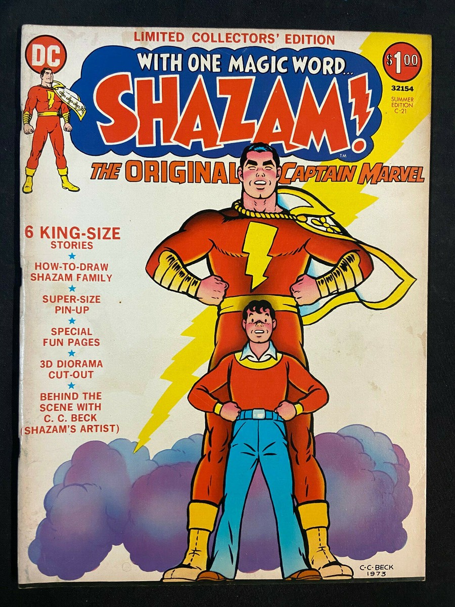DC COMICS TREASURY EDITION SHAZAM! THE ORIGINAL CAPTAIN MARVEL C