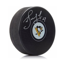 Alexei Kovalev Autographed Pittsburgh Penguins Hockey Puck