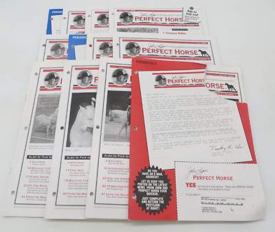 JOHN LYONS PERFECT HORSE Magazine 2000 Full Year lot of 12 Issues training care