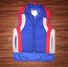 Vintage Puffer Vest Montgomery Ward Winter Custom Outerwear Childrens Size 16