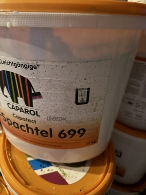 20 Kg Caparol Capatect ZF Spachtel 699 Restposten Armierungsmasse(2,49 /Kg)