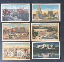 Buffalo NY Lot of 6 Linen Postcards New York