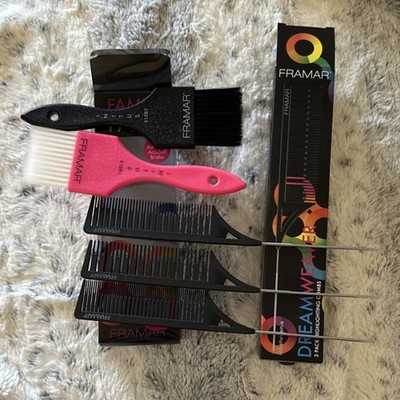 Framar Set Power Painter brushes and highlighting combs