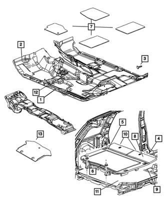 Genuine Mopar Cargo Tie Down Loop 5142348AA