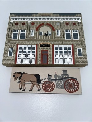 Cat's Meow Faline Fire House Series Denver Co No 1 Hidden Kitty Defunct Decor 94