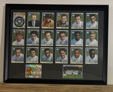 Leeds United Framed Stickers Merlin 1996 Team Set Collection Display Vintage